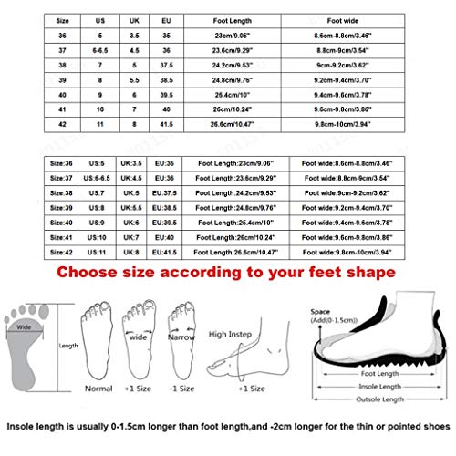 ❤Kauneus❤ Retro Boots for Women National Style Classic Canvas and Leather Boots Lace up Printed Fashion Knee High Boot Brown