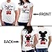 picontshirt Mickey Minnie Two Sided Matching Couple Shirts
