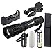 Flashlight,Baomabao 5000LM XM-L T6 LED Tactical Zoomable Flashlight Torch Light Lamp+18650 + Charger