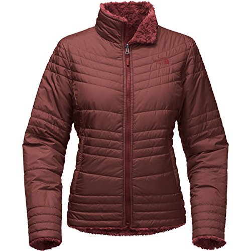 The North Face Women's Reversible Mossbud Swirl Jacket (Medium, Sequoia Red/Barolo Red)