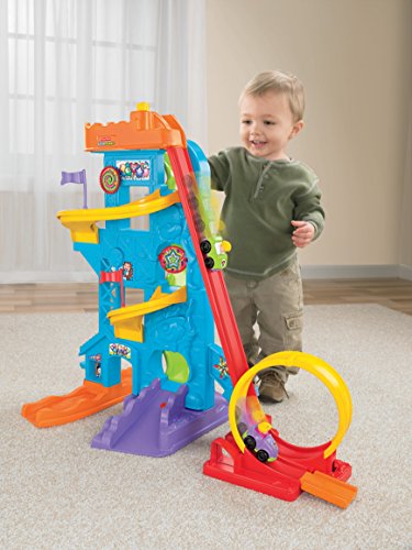 51Ji2FIyWDL - Fisher-Price Little People Loops 'n Swoops Amusement Park [Amazon Exclusive]