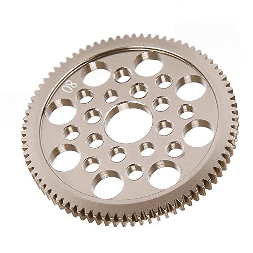 LAFEINA 7075 Metal 48P Spur Gear 80T for Sakura D3 CS S XI XIS 1/10 Drift RC Racing Car