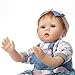 SanyDoll Reborn Baby Doll Soft Silicone Vinyl 22inch 55cm Lovely Lifelike Cute Baby Boy Girl Toy Cowboy Dress Doll