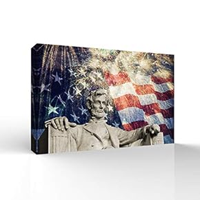 for Living Room Bedroom Home Artwork Paintings Independence Day