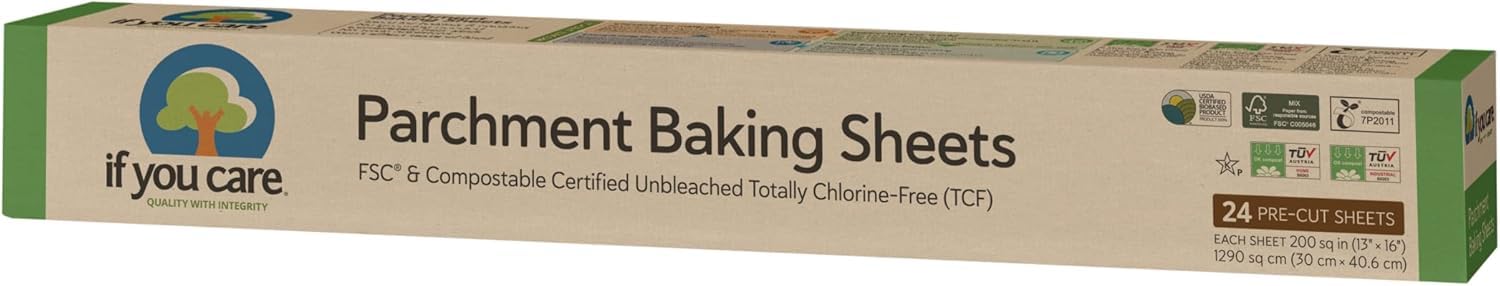 IF YOU CARE Baking Sheets 24sheet (PACK OF 1)
