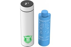 KEKHEALTH 60H Insulin Pen Cooler Travel Case Temp Display Medication Cooler for Travel, TSA Approved Medicine Cooler Diabetes Cooler Medical Bag Trave Case with QR Medical Alert Tag（White）