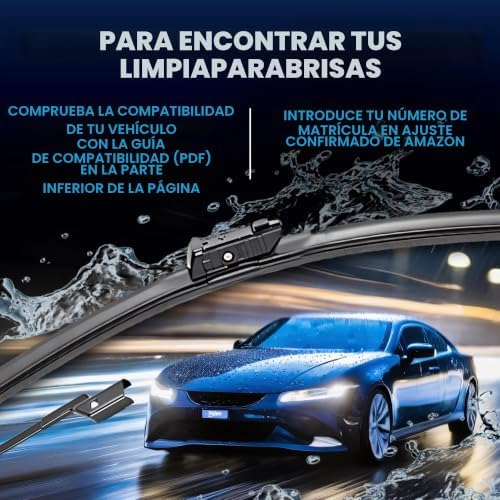 Escova Silencio - VF301 - Kit original de lâmina plana 530 mm/475 mm - Alto desempenho, visibilidade superior na estrada, fácil instalação - Frente - Conjunto de 2 escovas - 574302