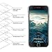 iPhone 7 Plus Privacy Screen Protector,GLASS-M Anti-Spy Anti Glare Full Coverage Tempered Glass No Bubbles Screen Protector Shield for iPhone 7 Plus 5.5 inch (Black)