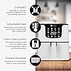 PureMate-Air-Fryer-with-Digital-Display-Recipes-Book-XL-55L-Healthy-Oil-Free-1700W-Air-Fryer-with-7-Preset-LED-One-Touch-Screen-Timer-Adjustable-Temperature-Control-for-Low-Fat-Cooking PureMate Air Fryer with Digital Display & Recipes Book, XXL 5.5L Healthy Oil Free 1700W Air Fryer with 7 Preset, LED One…