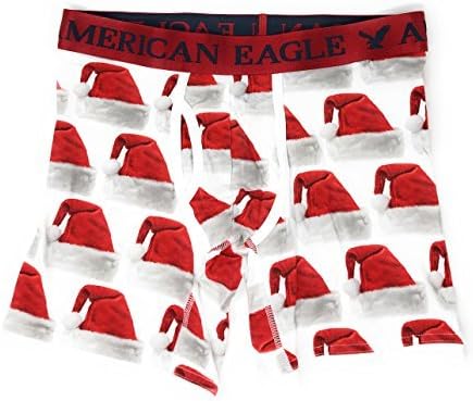 American Eagle Men's Trunk 6" (Medium, Santa Hat C20)