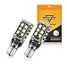 Auxbeam T15 Led Light Bulb 921 LED Bulb W16W 800LM HID White for Backup Reverse Lights (Pack of 2) Upgrade primary
