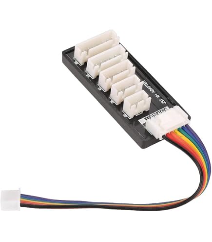 Lot De 2 Adaptateurs JST-XH 2S-6S Pour Chargeur D’Équilibre – Carte D’Expansion Pour Batterie Lipo RC – 60 X 25 X 15 Mm