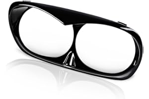 Motorcycle Headlight Bezel Scowl Compatible with 98-13 Harley Road Glide Outer Fairing (Glossy Black)