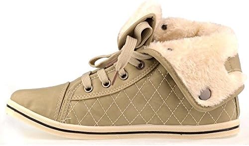 fur high top trainers