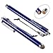 Wisdompro Stylus, 4.8 Inch Universal Microfiber Mesh Tip Stylus Pen with 2pcs Replacement Tips and Tether for Touch Screen DevicesDevices - Dark Blue
