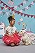 Pink Unicorn Costume For Dogs Pups Mane & Horn Headdress Wig Pet Dress Up Party (Medium, Pink)