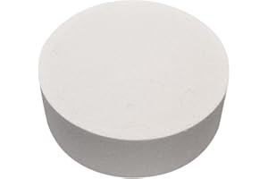 Foam Cake Embryo - 4/6/8/10/12/14inch Round Styrofoam Foam Cake Dummy Sugarcraft Flower Decor Practice Model White 8Inch