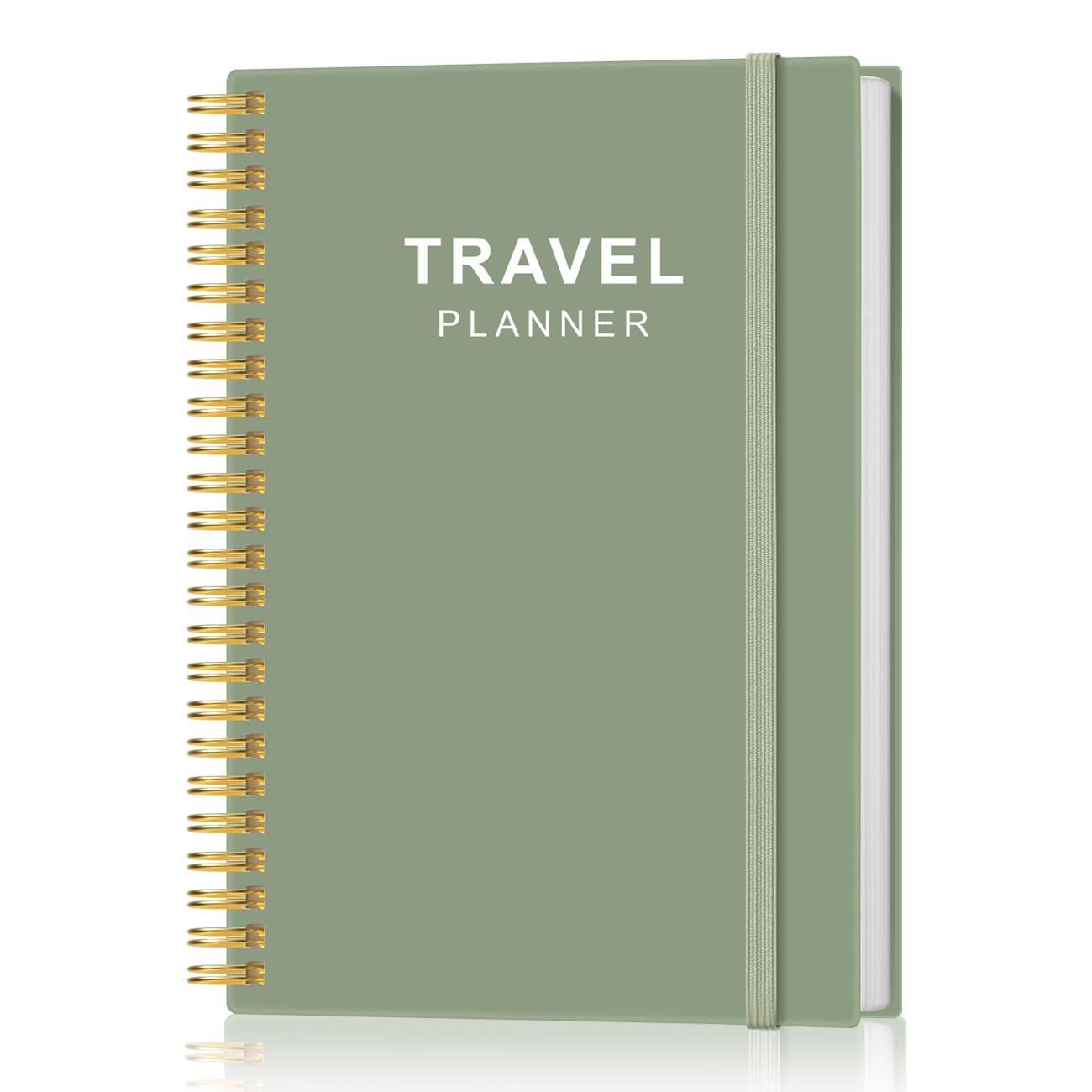 Heveboik Travel Journal for Women & Men, Vacation & Road Trip Planner Organizer, Travel Notebook for 6 Trips, Trip Planner Gift to Record Memories and Adventures from Special Trips, 5.8" x 8.5", Cyan