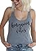 It's Your Day Clothing Honeymoon Vibes Soft Tri-Blend Women's Heather Gray Racerback Tank Top