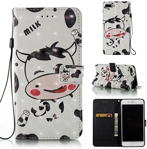 iPhone 8 Plus Case, iPhone 7 Plus Case, Slark Wallet Case [Kickstand][Card Holder] ID Slot[Hand Strap][Flip][For Women] Shockproof Full Protective PU Leather Cover for Apple iPhone 7/8 Plus