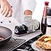 Manual Knife Sharpener by Ingenious Chef | Two Stage Sharpening Kitchen Tool + Cut Resistant Glove + eBook with Tips for Cooking like a Chef
