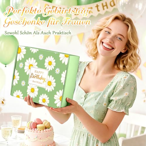Birthday Gift for Women, Relaxation Spa Gift Set, Women's Birthday with 40 oz Stainless Steel Wine Cup & Cuddly Blanket, 18, 30, 40, 50, 60, 70 for Girlfriend, Sister, Mum, Daughter, Wife, Grandma