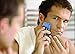 Cordless Mini Shaver for Men - Electric Rechargeable Travel Steel Blade with Cover and Pop Up Sideburn Trimmer Colors Vary