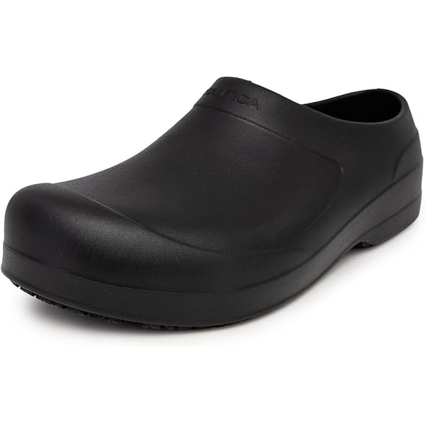 Casual Mules Clog Open Back Shoes Mens Slippers With Arch Support