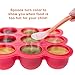 Safest Baby Food Storage Containers 2-Set Freezer Trays - BPA Free FDA Approved - 2 Silicone Clip On Lids - 2.6 oz Multiportions - 4 FREE Weaning Spoons & BONUS KiddieBobs Homemade Recipe CookBook