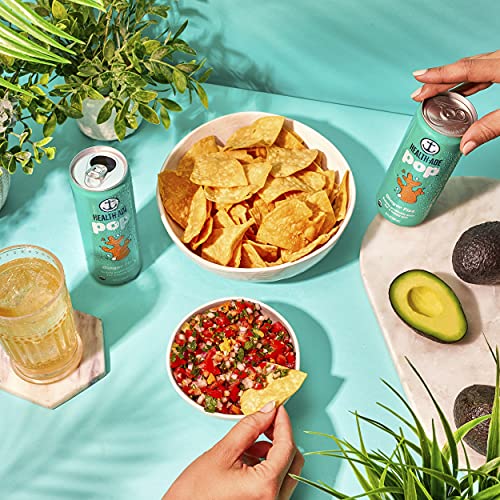 HealthAde Pop Vegan Organic Prebiotic Soda for Gut Health, Healthy Soda with Antioxidants