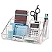 MEKBOK Makeup Organizer - Organize Cosmetics and Beauty Supplies - Acrylic Bathroom Organizers - Clear Plastic Storage Bins For Vanity