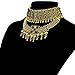 Retro Boho Tribal Tassel Collar Bib Chain Chunky Pendant Statement Necklace Choker for Women (Gold)