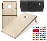 Tailgating Pros 4'x2' Cornhole Boards w/Carrying Case & set of 8 Cornhole Bags (YOU PICK COLOR) 25 Bag Colors! (CUSTOM/CUSTOM, 4'x2' Boards)