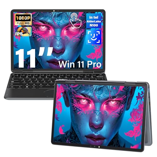 Svikou 11" 2-in-1 Convertible Touchscreen Laptop