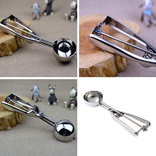 Ice Cream Scoops & Stacks - 4 5 6cm Stainless Steel Spoon Ice Cream Mashed Potatoes Watermelon Jelly Yogurt Cookies Spring - Steel Scoop Aluminum Ice Tool Ice Ice Spoon Yogurt Maker Meme Ice