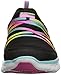 Skechers Sport Women's Scene Stealer Fashion Sneaker, Black/Multi, 6 M US