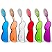 RADIUS Big Brush BPA Free & ADA Accepted Toothbrush Designed to Improve Gum Health & Reduce Gum Issues - Left Hand - Purple/Sea Shell/Midnight Sky - Pack of 3