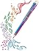 Ooly 6 Colors in 1 Gel Pen, Easter Activities for Kids, Retractable Gel Pen with 6 Unique Colors, 0.7mm Nib for Fine Lines, Clickable and Smooth for Writing and Doodling