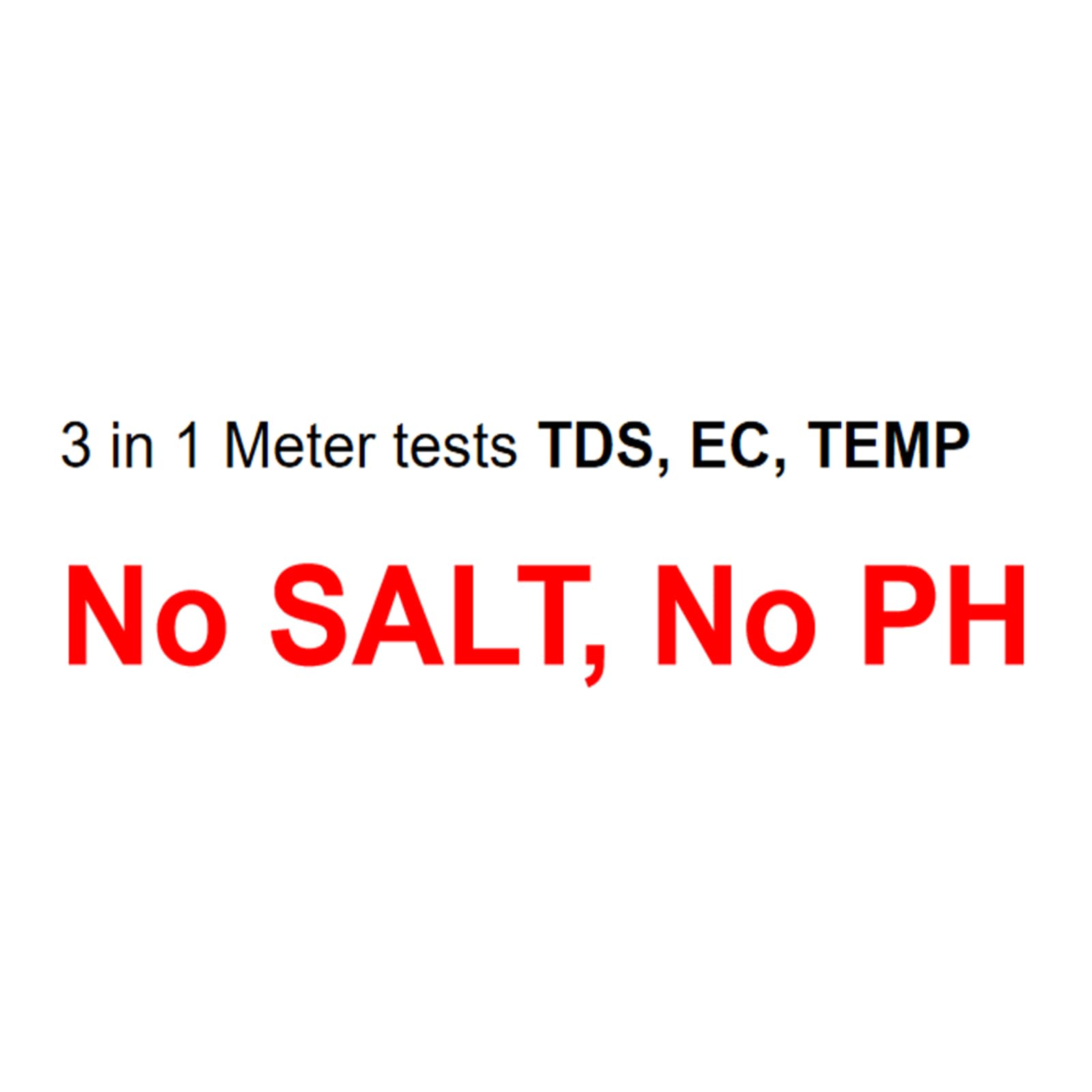 Hofun TDS Meter, 3 In 1 TDS, EC & Temperature Meter, Accurate