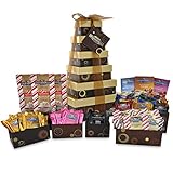 Ghirardelli 6 Tier Tower Holiday Chocolate Gift Set, Brown, 35.30 Ounce