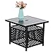 PHI VILLA Outdoor Patio Umbrella Side Table Base Stand with 1.57