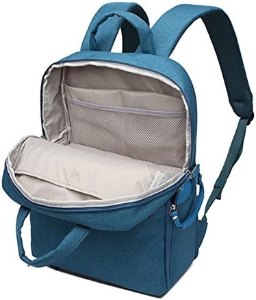 Camera Bag DSLR Laptop Backpack Waterproof Travel Large Size Multifunctional Backbag Water Resistant Sony Canon Nikon Olympus Lens Tripod and Accessories (M, Blue)