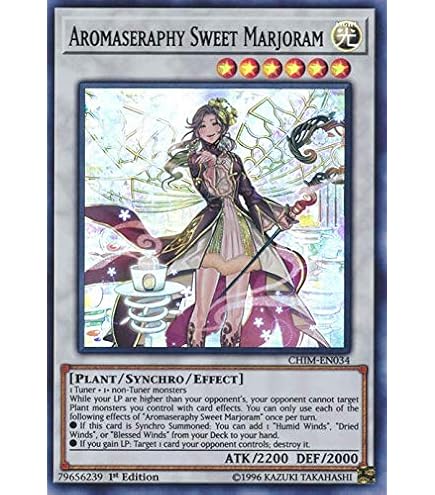 Amazon.com: Yu-Gi-Oh! - Aromage Jasmine - DUPO-EN082 - Ultra Rare - 1st  Edition
