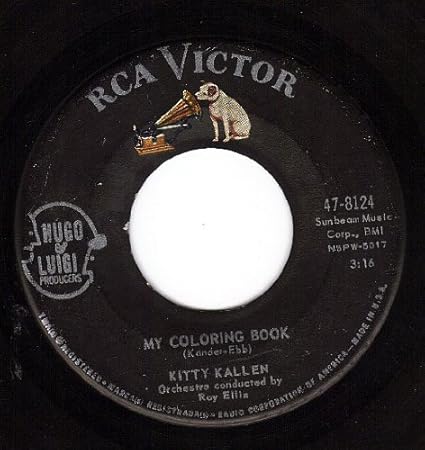 KITTY KALLEN - My Coloring Book/Here's To Us (Kitty Kallen VG 45 rpm