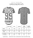URBANCREWS Mens Hipster Hip Hop Brooklyn 99 Quilted Longline T-Shirt White, XL