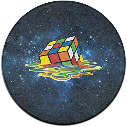 Irina Melting Rubik`s Cube Fashion Front Door Mat