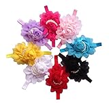 niceeshop(TM) Baby Girls Cute Rose Flower Pearl Headband Hair Accessories