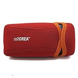 co2CREA (TM) Soft Due-Color Carrying Storage Travel Fashion Case Bag Skin for Logitech X300 Wireless Bluetooth Speaker (Laica(Red/Blue))