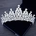 Topwedding Wedding Birdal Pageant Princess Tiara Headband Crown Headpiece w Rhinestones, Women