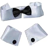 Forum Women's Costume Collar Bow Tie and Cuff Set